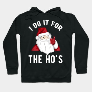 I do it for the Ho's for a Santa Claus lover Hoodie